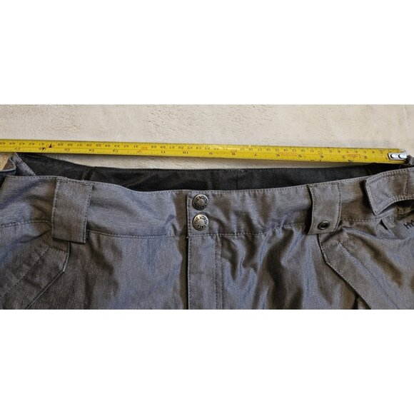 Mens The North Face Hyvent Ski Snowboard Shell Waterproof Snow Pants - Grey XL - Picture 6 of 16